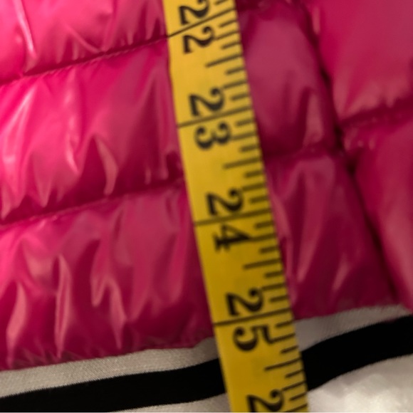 kate spade ♠️- Packable Down Jacket with Retractable Hood, “Hot Pink” , XL - Picture 13 of 16